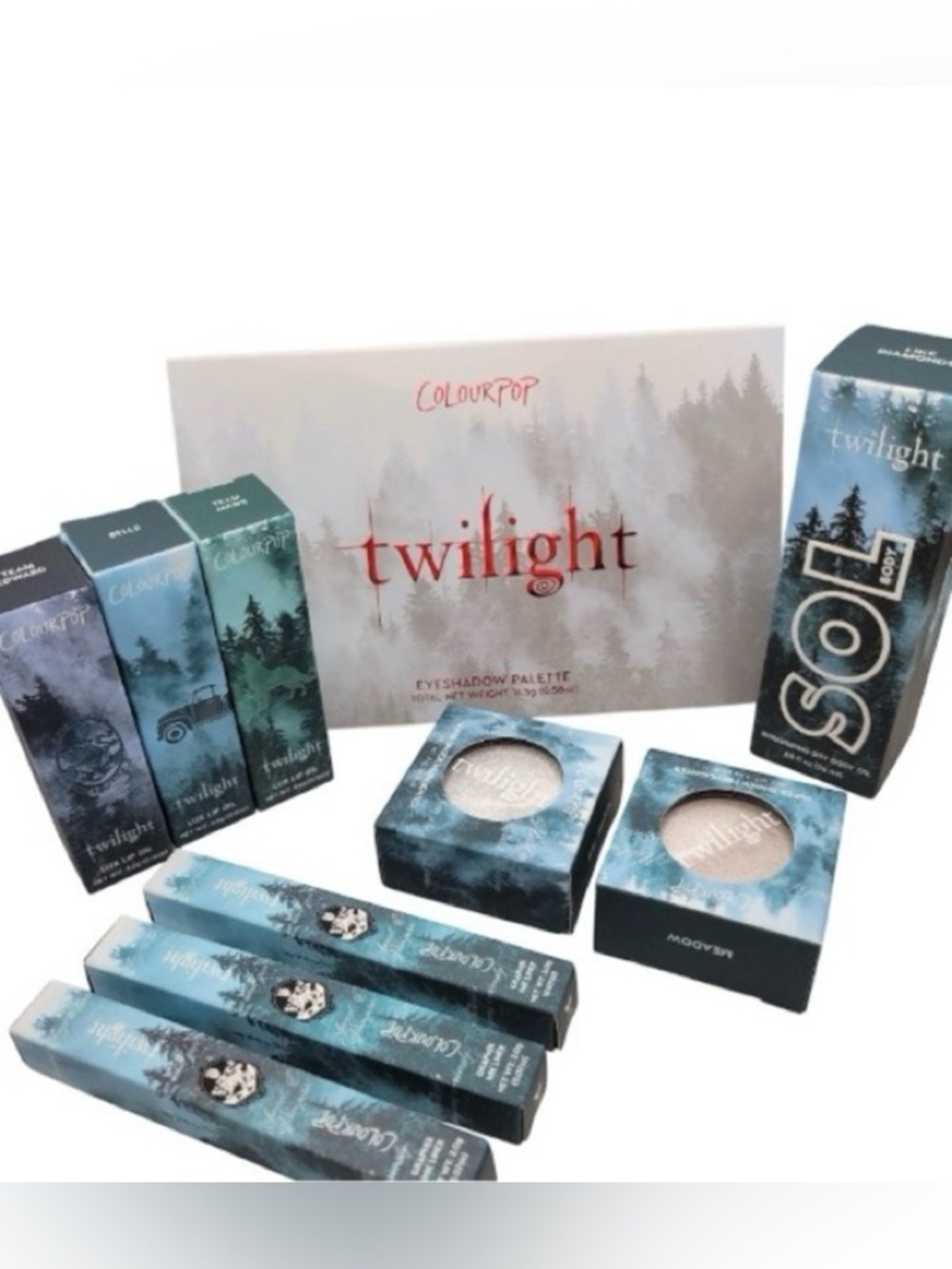 Colourpop Twilight Full Makeup Collection NIB In Hand 10 Item Set w/ Body Oil - Picture 1 of 9